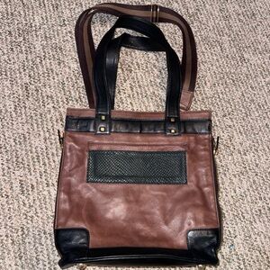 Alexandra Satine leather handbag!